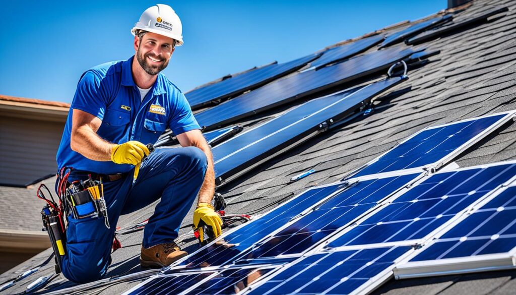 professional solar installer