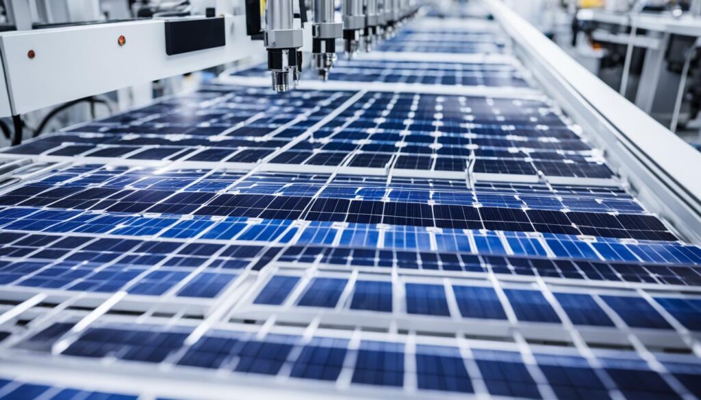 solar panel manufacturing