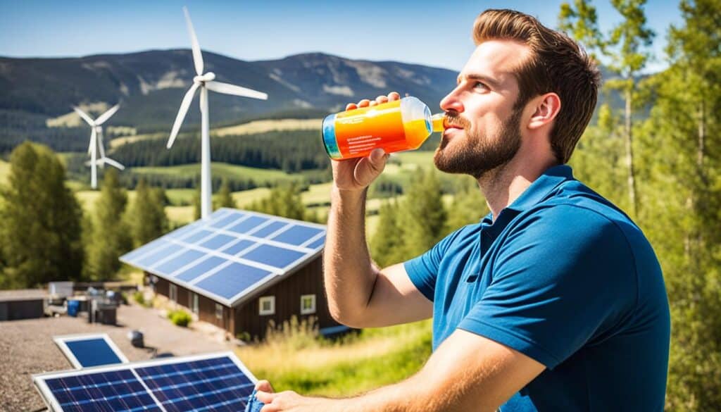 Benefits of solar energy drinks