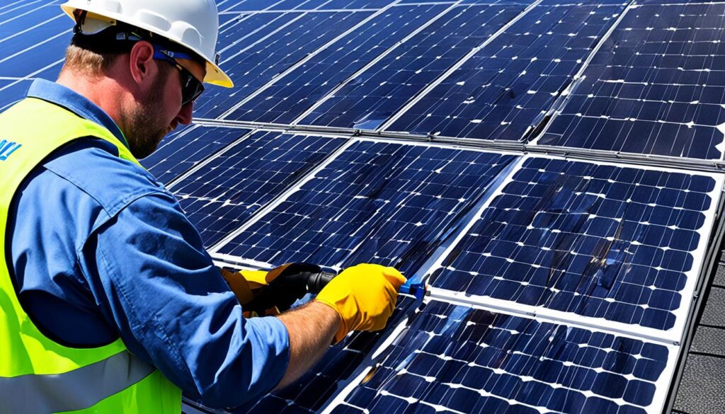 PV technician skills and qualifications