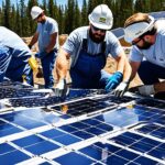 solar panel construction and working