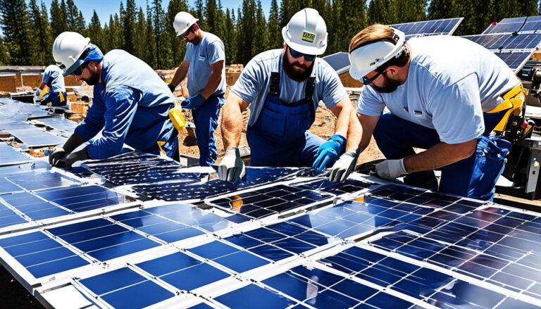 solar panel construction and working