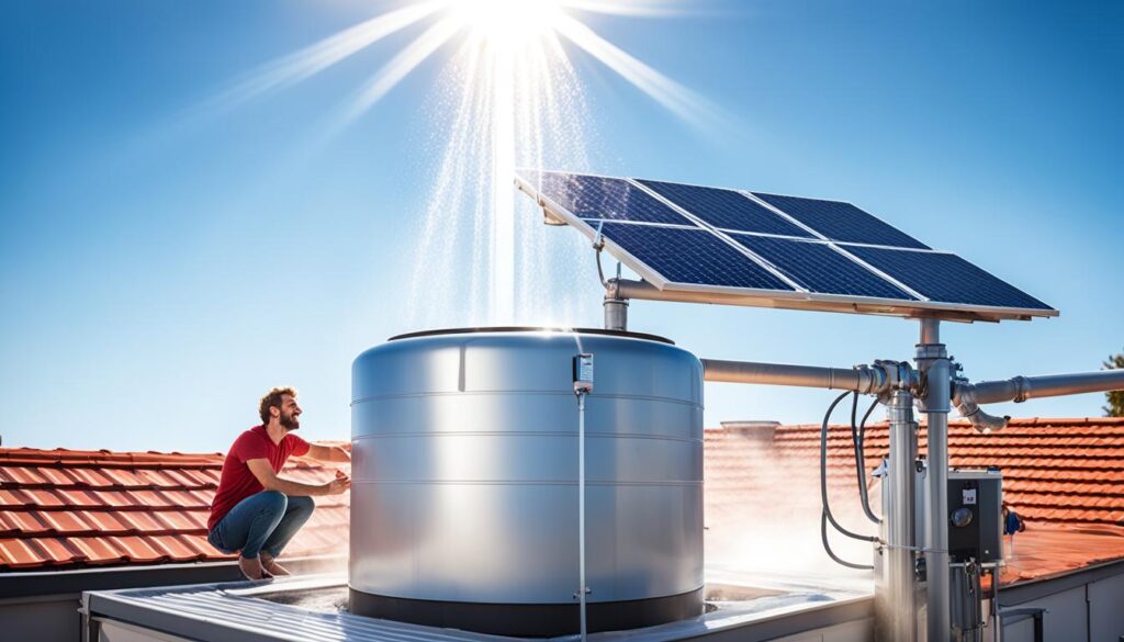 solar energy for hot water